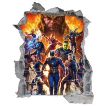Vinilos decorativos 3d marvel vengadores endgame